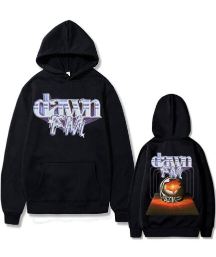 Dawn FM Chrome Title Pullover Hoodie Black