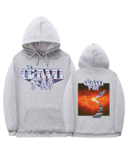 Dawn FM Cover Pullovers Hoodie Grey