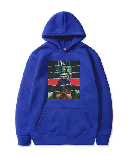 The Weeknd Classic Men Hoodie Blue