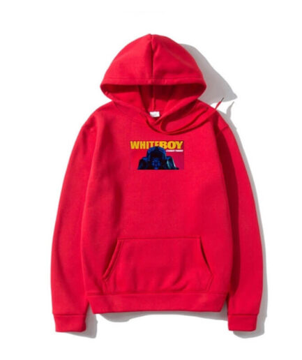 The Weeknd Men's Vinyl Hoodie Red