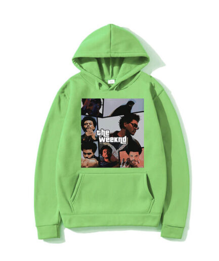 The Weeknd Merch Hoodie Green