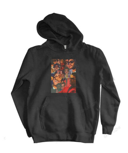 The Weeknd Rapper Hip Hop Single Hoodie Black