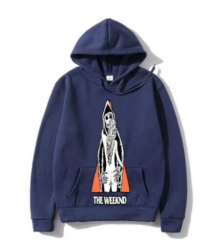 The Weeknd Starboy Navy Blue Hoodie