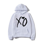 The Weeknd XO Printed Hoodie White