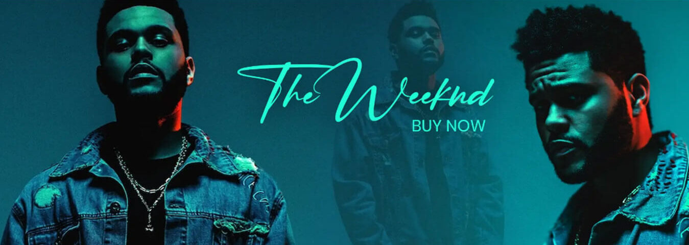 the weeknd merch banner