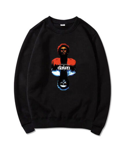 Dawn FM Chrome Title Pullover Sweatshirt Black