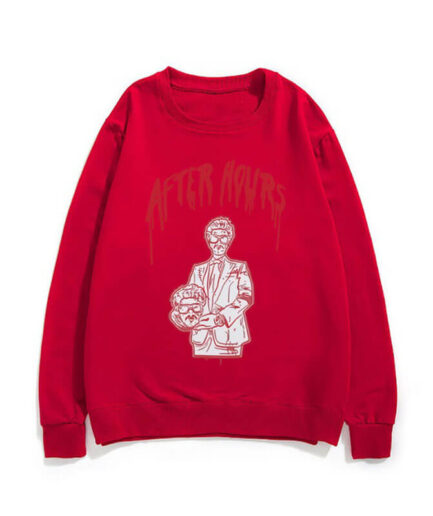 The Weeknd After Hours Vintage Sweatshirt Red