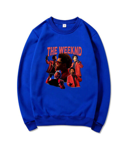 The Weeknd Classic After Hours Sweatshirt Blue