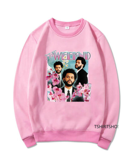 The Weeknd OfficiaL Merch Sweatshirt Pink