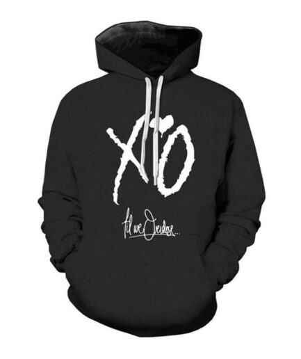 Graphic Rapper The Weeknd 3D Print Hoodie