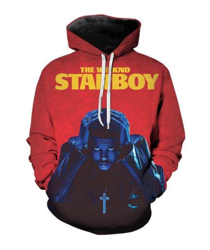 Rapper Fashion The Weeknd Starboy 3D Print Hoodie