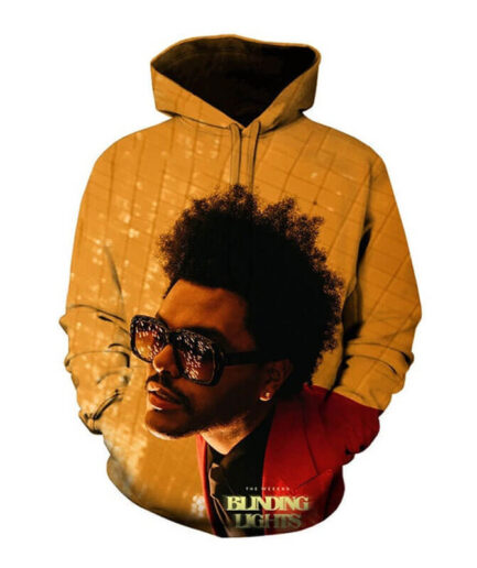 Rapper Hiphop The Weeknd 3D Print Hoodie