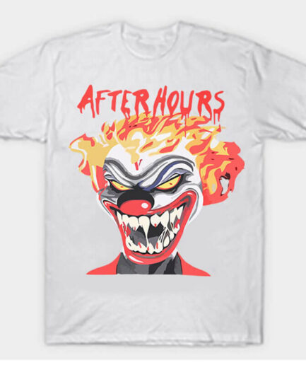 The Weeknd After Hours Blood Logo T Shirt